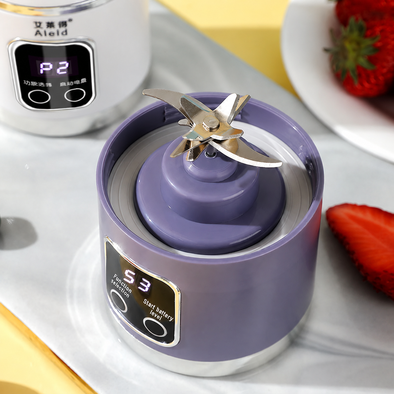 Mini Mixeur Portable Rechargeable USB pour Smoothies, Fruits & Jus