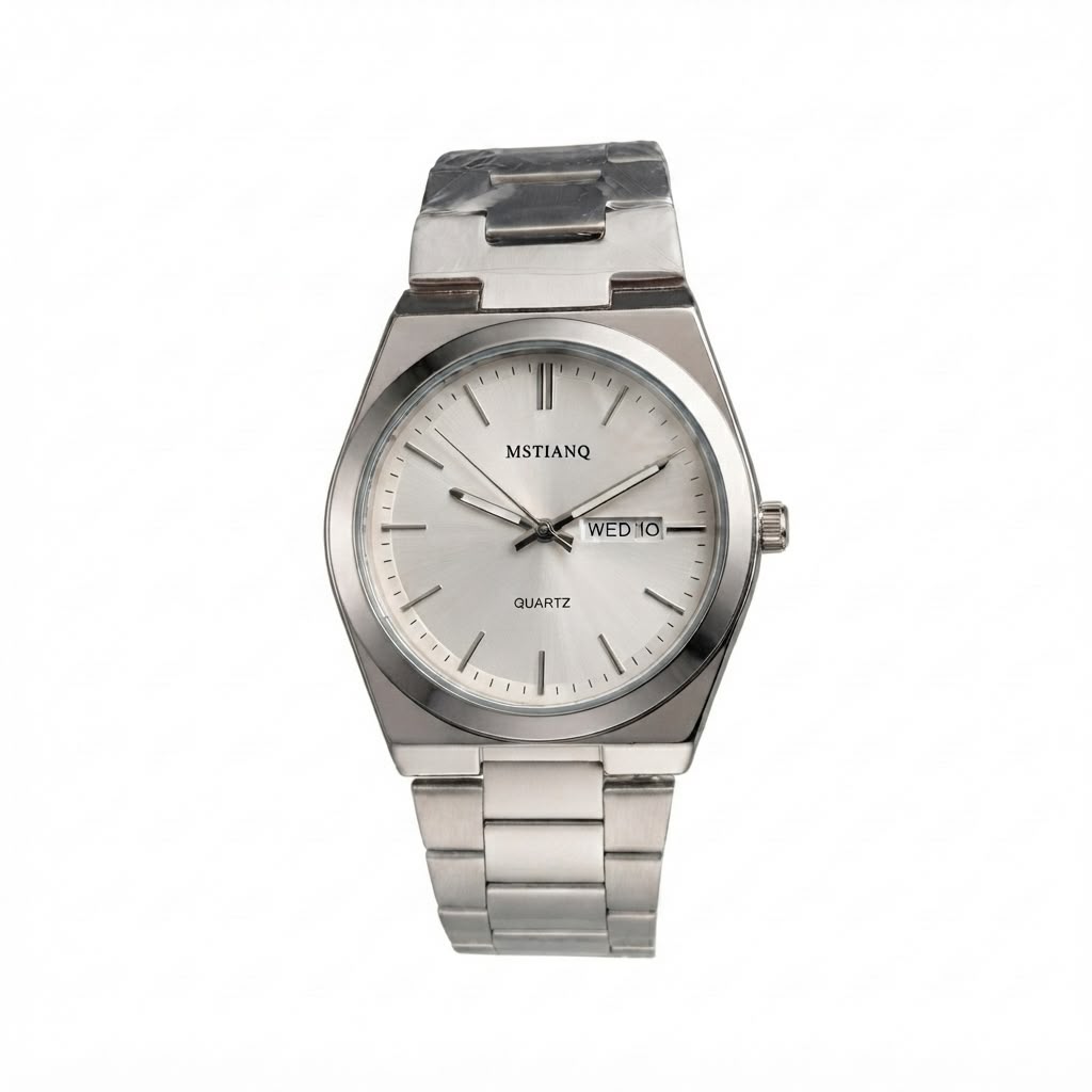 Montre Élégance Stylée Homme avec Bracelet en Acier Inoxydable